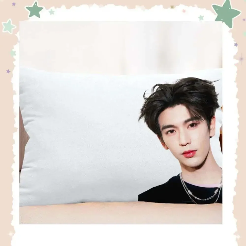 free US fast shipping Zhang Linghe Pillowcase,Star Photo Pillow Cover, Single Be